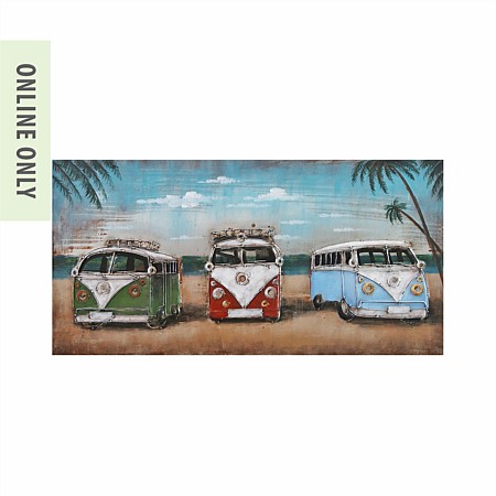 Design Plus Metal 3D Kombis Wall Art