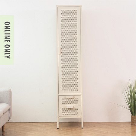 Marlo Romy Single Cabinet With Drawers Oyster