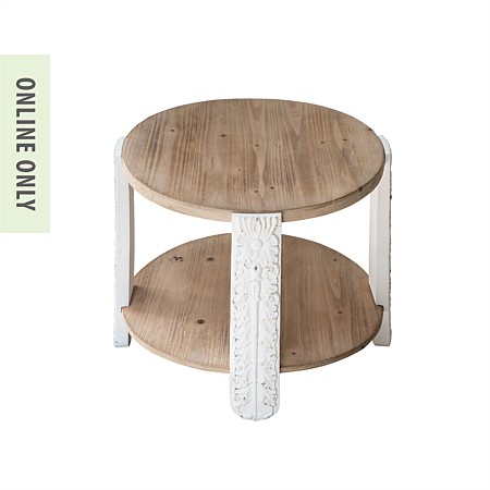 Gracious Living Ally Antique Side Table 50cm