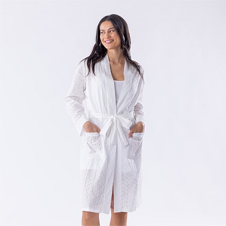Gracious Living Sienna Embroidered Bathrobe