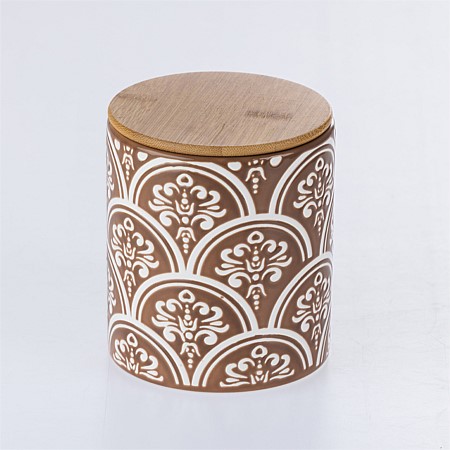 Gather Scarlet Ceramic Canister