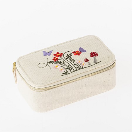 Marlo Daphne Embroidery Jewellery Case