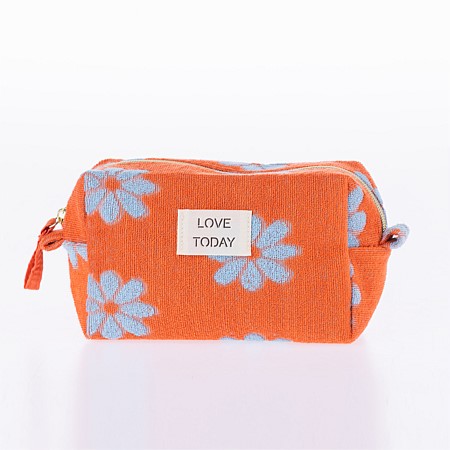 Grace & Gild Lana Terry Towel Square Cosmetic Case