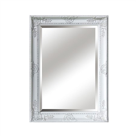 Gracious Living Melody Bevelled Mirror White