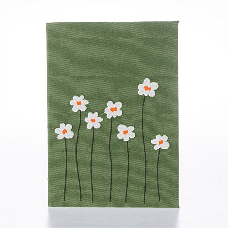 Right. Jasmine A5 Canvas Notebook