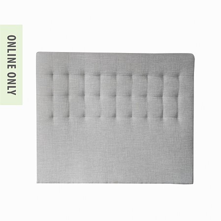 Cove Modern Tufted Headboard Queen Grey Marle