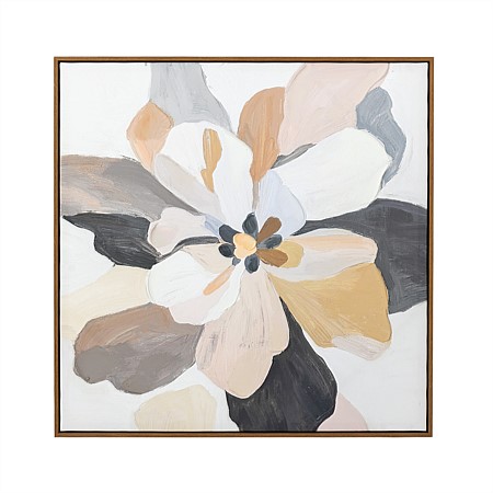Gracious Living Autumn Flower Canvas Wall Art