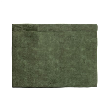 Design Republique Bolster Velvet Headboard Queen