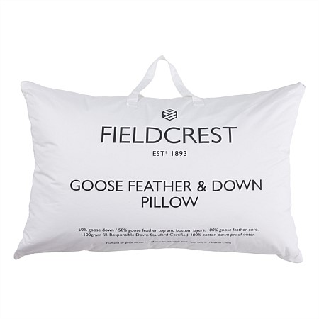 Fieldcrest Goose Feather & Down Pillow