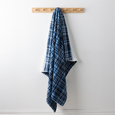 Home Co. Avril Sherpa Throw Blue / Navy
