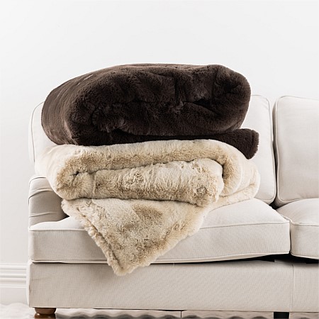 Fieldcrest Evie Faux Fur Blanket 