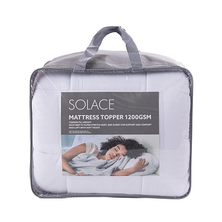 Solace Mattress Topper 1200gsm