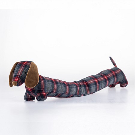 Home Co. Gabby Check Dog Draught Stop