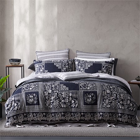 Logan & Mason Ebony Cotton Duvet Cover Set 