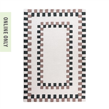 Marlo Ryker Border Wool Rug 160x230cm