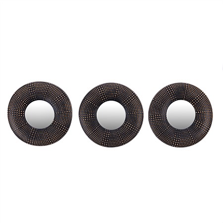 Home Co. Nador 3pc Mirror Set Honeycomb