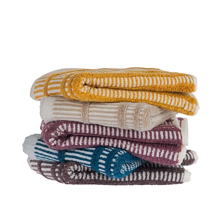 Fieldcrest Monisa Stripe Hand Towel 530gsm