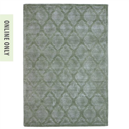 Design Republique Holiday Sage Viscose Rug 200x300cm