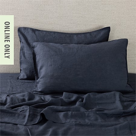 Ecoanthology 100% French Flax Linen Pillowcase Pair