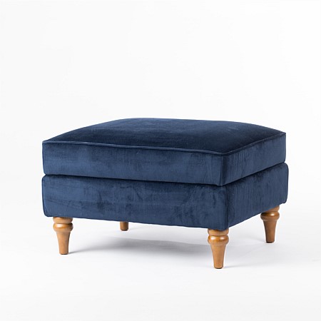 Gracious living Florence Velvet Ottoman