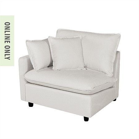 Design Republique Oakley Modular Left Hand Chair Natural 