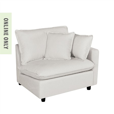Design Republique Oakley Modular Right Hand Chair Natural 