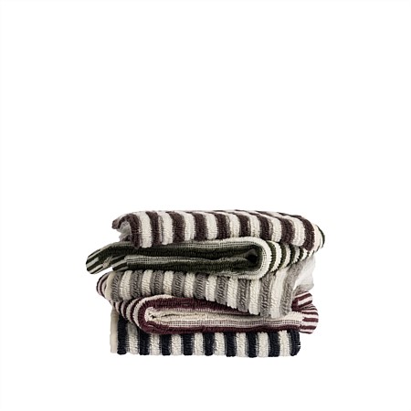 Fieldcrest Remmy Stripe Face Cloth 500gsm 