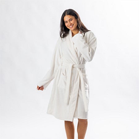 Solace Mischa Self Stripe Bathrobe