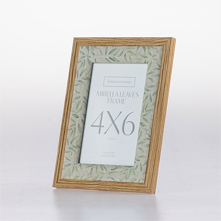 Gracious Living Mirella Leaves Frame 4x6