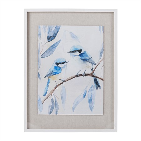 Design Republique Framed Fabric Wall Art Birds