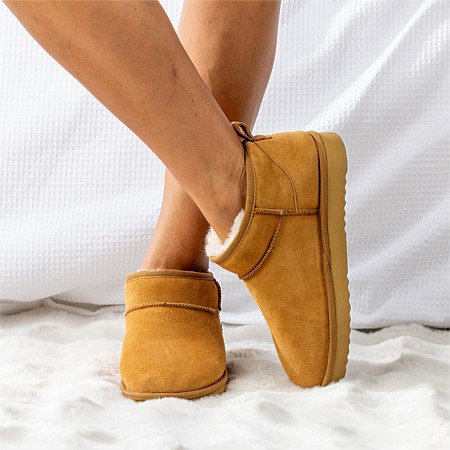 Woolrest Suede Unisex Slipper Boot 