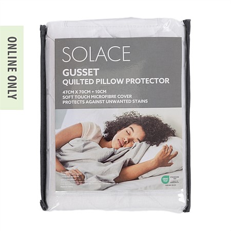 Solace Quilted Pillow Protector Gusset
