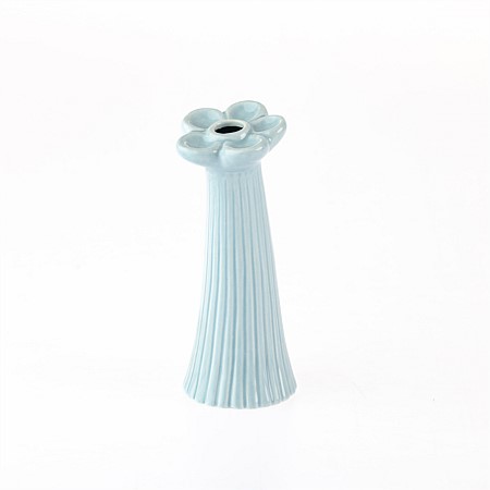 Marlo Kayla Tall Petal Vase Blue