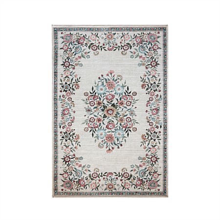 Home Co. Soft Ribbed Riley Rug Cream 120 x 180cm
