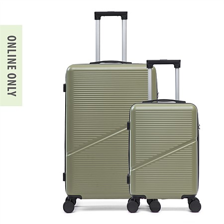 bb&b Travel Teller 2 Piece Luggage Set Sage
