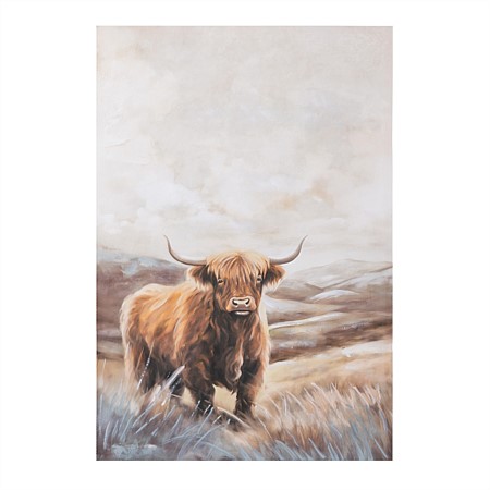 Design Republique Highland Cow Wall Art