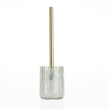 Design Republique Raya Gold Glass Toilet Brush Holder