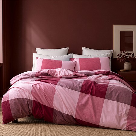 Marlo Cleo Check Cotton Duvet Cover Set