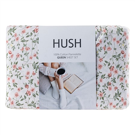 Hush Ditsy Floral Cotton Flannelette Sheet Set 