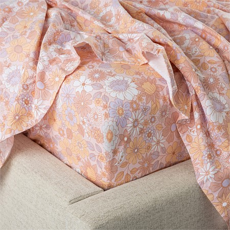 Hush Boho Floral Fitted Flannelette Sheet 