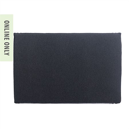 Design Republique Andie Boucle Headboard Black Super King
