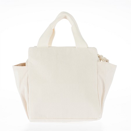 Home Co. Lucy Corduroy Lunch Tote Cream 
