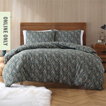 Ardor Ditsy Flannelette Duvet Cover Set 