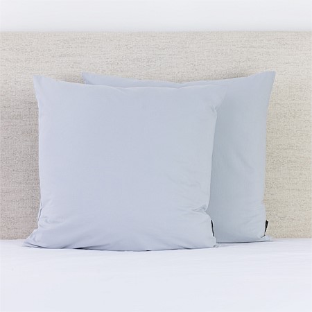 Fieldcrest Stonewashed Cotton Mist European Pillowcase Pair
