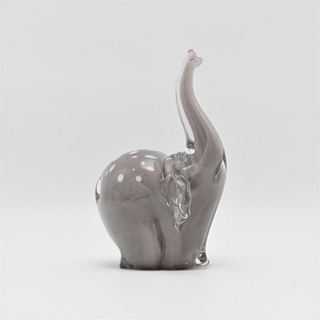 Gracious Living Favril Glass Elephant Proud