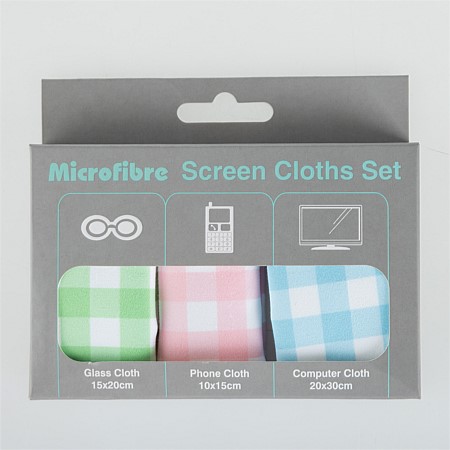 Microfibre Lens & Screen Cloth Set